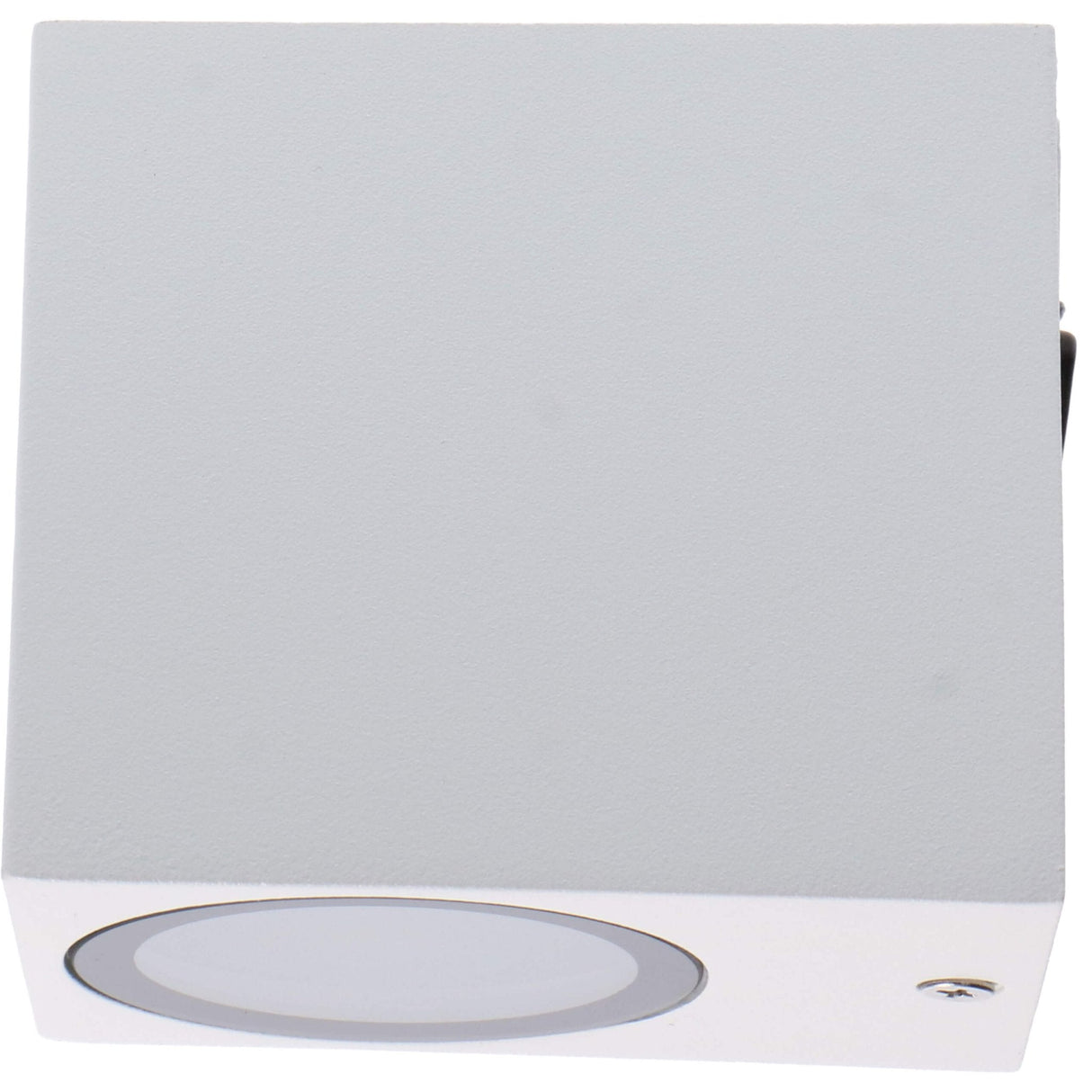 NØRD Down - LED's Light LED Wandleuchte für den Außenbereich mit GU10-Fassung - Quadratisch - IP44 - Weiß - Modell Rome