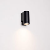 LED Light Wall Lamp for outdoor use - GU10 fitting - IP44 waterproof - Anthracite - Model Carpi