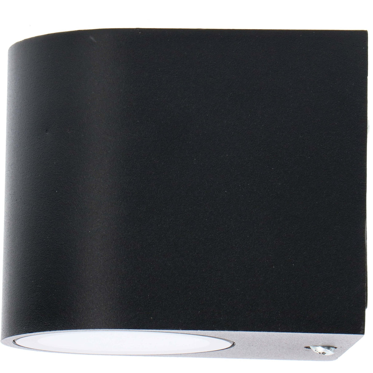 LED's Light LED-Wandleuchte für den Außenbereich mit GU10-Fassung - Rund - Modell San Marino - IP44 - Schwarz