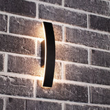 LED's Light Wandleuchte Außen - Modell Todi - Drehbar - Rundum warmweißes Licht - IP54 - Anthrazit