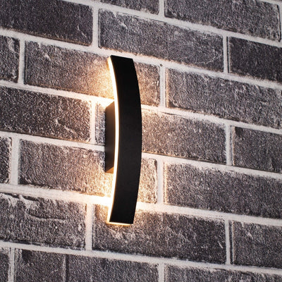 LED's Light zewnętrzna lampa ścienna – model Todi – obrotowa – ciepłe białe światło dookoła – IP54 – antracytowa