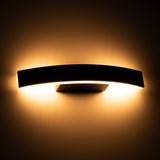 LED's Light Wandleuchte Außen - Modell Todi - Drehbar - Rundum warmweißes Licht - IP54 - Anthrazit