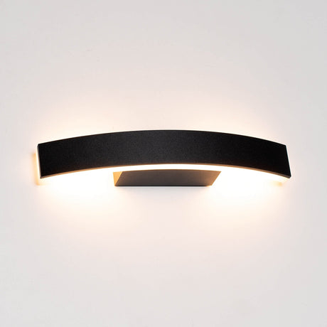 Aplique LED exterior de LED's Light - Modelo Todi - Giratorio - Luz blanca cálida en todo el perímetro - IP54 - Antracita