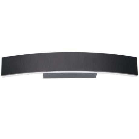 Aplique LED exterior de LED's Light - Modelo Todi - Giratorio - Luz blanca cálida en todo el perímetro - IP54 - Antracita