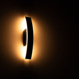 LED's Light Wandleuchte Außen - Modell Todi - Drehbar - Rundum warmweißes Licht - IP54 - Anthrazit