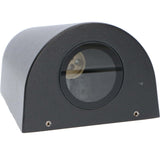 LED's Light LED Wandleuchte für den Außenbereich - Vase mit 2 Lichtpunkten - Modell Como - IP44 - Anthrazit