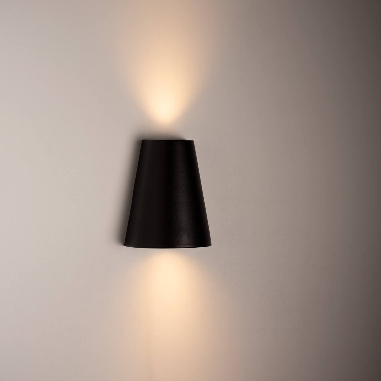 LED's Light LED Wandleuchte für den Außenbereich - Vase mit 2 Lichtpunkten - Modell Como - IP44 - Anthrazit