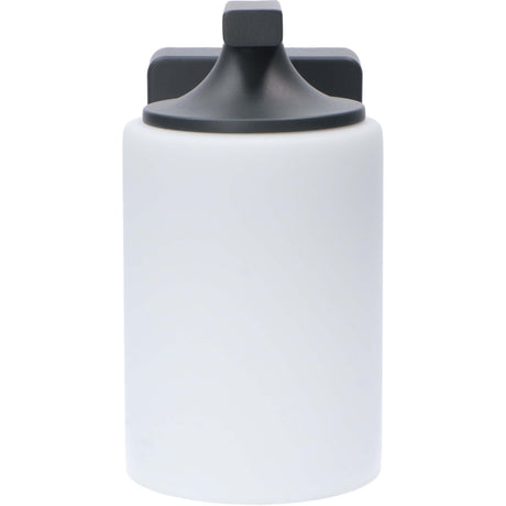 LED's Light LED Wandlamp Milky met E27 fitting - IP44 - Model Noto - Antraciet