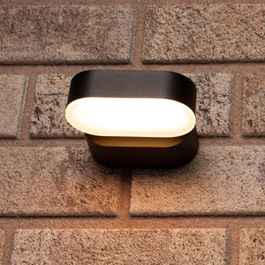 LED's Light LED-Außenleuchte - Modell Rieti - Warmweiß - IP44 wasserdicht - Schwarz