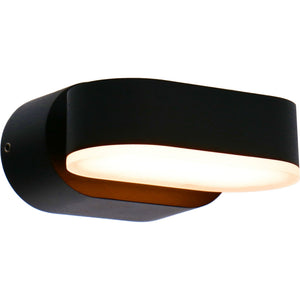 LED's Light LED-Außenleuchte - Modell Rieti - Warmweiß - IP44 wasserdicht - Schwarz