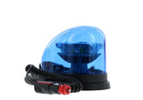 Strakkebus LED zwaailamp blauw 12V 24V met aansluitkabel en handige ontwerp voor voertuigen