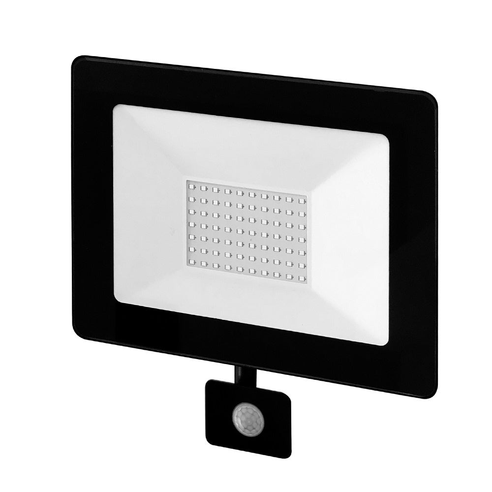 LED-Außenleuchte | 50W=500W LED-Strahler | IR-Sensor | Tageslichtweiß 6400K | wasserdicht IP65