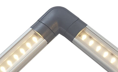 LEDbar, haakse connector, voor koppelen meerdere LEDbars