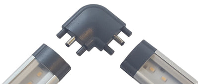LEDbar, haakse connector, voor koppelen meerdere LEDbars