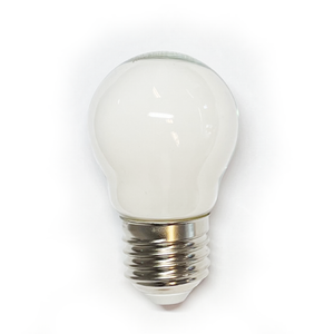 Kugellampe E27 G45 – LED 5 W=40 W – 450 Lumen – Milchglas 2700 K – Dimmbar – 100 Stück – 230 V