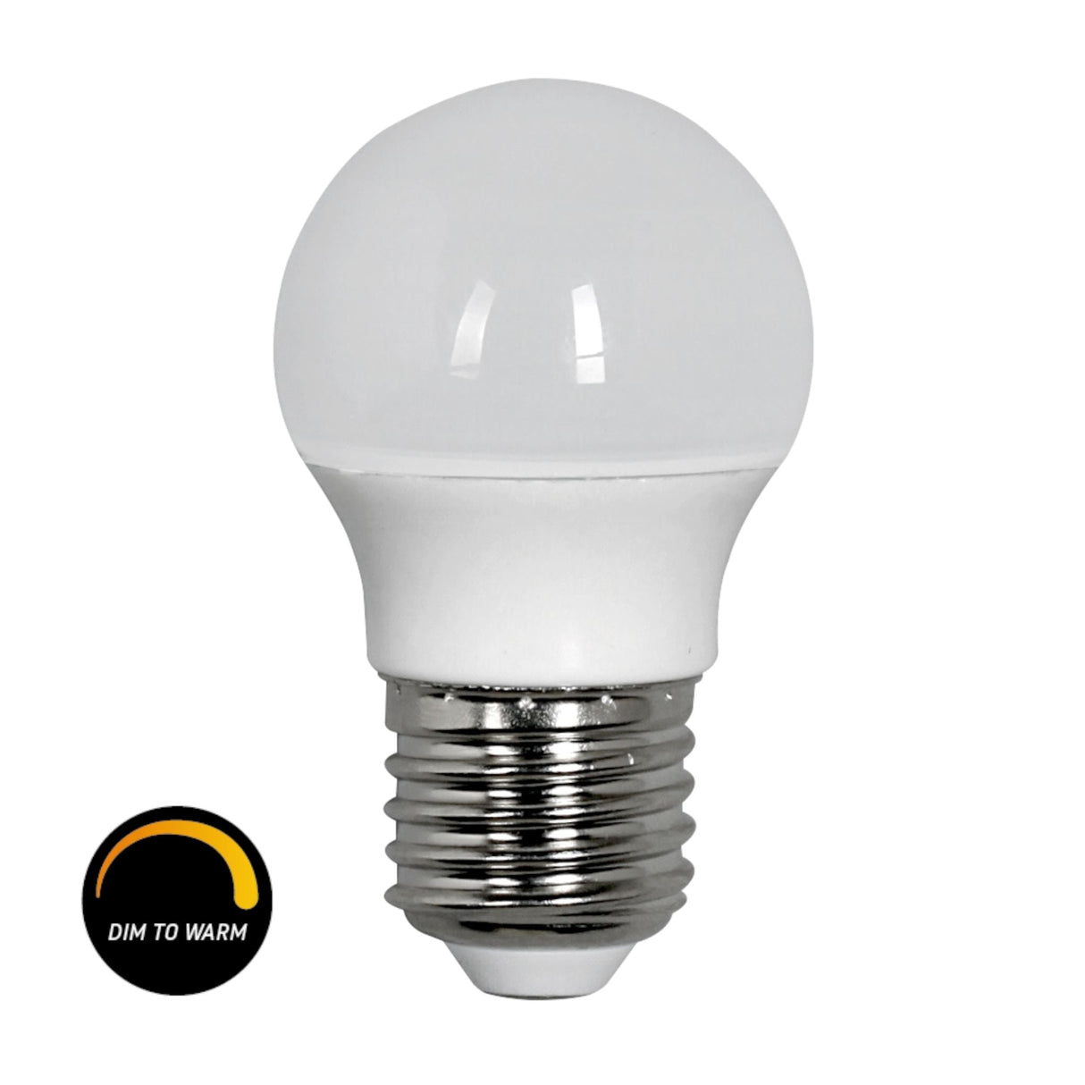 LED.nl Dimmbare LED-Lampe E27 - 45 mm - Licht dimmbar von 2700 K bis 1800 K extra warmweiß - G45