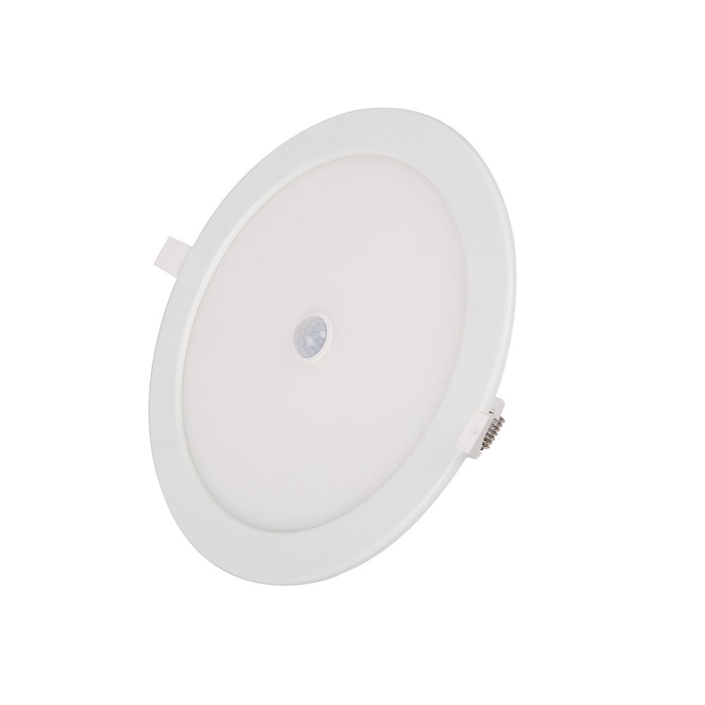 LED downlight round | 240mm diameter | 24 Watt warm white | 3000K PIR sensor