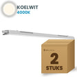 Karton z 2 oprawami hermetycznymi LED Tri-Proof 600mm biały chłodny 4000K