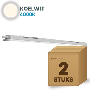 Karton z 2 oprawami hermetycznymi LED Tri-Proof 600mm biały chłodny 4000K