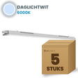 Karton mit 5 LED Feuchtraumleuchten Tri-Proof 600mm Tageslichtweiß 6000K