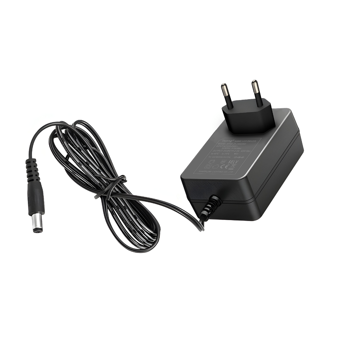 LED driver stekkervoeding met EU-stekker voor LED strips