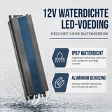 Waterdichte LED driver IP67 12V - waterdicht IP67 met aluminium behuizing