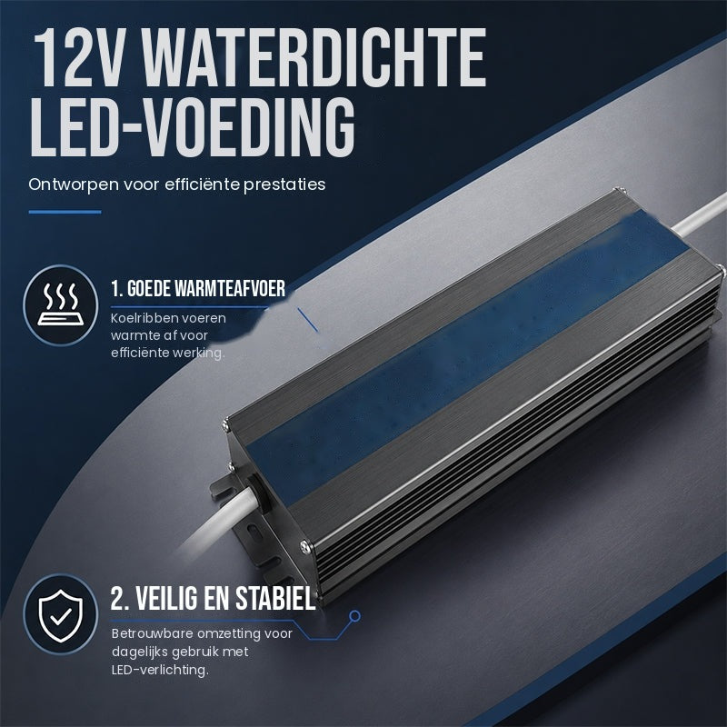 Waterdichte LED driver IP67 12V - goede warmteafvoer, veilig en stabiel
