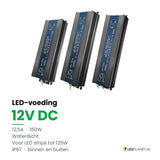 LED Driver 12V DC - 150W - 12,5A - waterdicht IP67