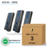 LED Driver 3 stuks - 24V DC - 100W - 4,17A - waterdicht IP67 - voor LED strips