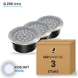 Doos met 3 stuks LED inbouw grondspot 36W, lichtkleur koelwit 4000K
