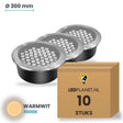Doos met 10 stuks LED inbouw grondspot 48W, lichtkleur warmwit 3000K