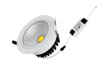 Faretto LED da incasso 3W - Bianco freddo 4000K - 225 lm - faretto da incasso con driver, vista angolata