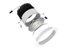 Faretto LED da incasso 3W - Bianco freddo 4000K - 225 lm - faretto da incasso con anello di copertura separato