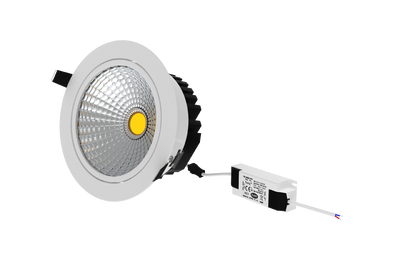 Faretto LED da incasso 3W - Bianco freddo 4000K - 225 lm - faretto da incasso vista laterale