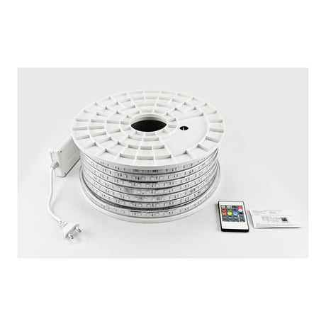 RGB LED lichtslang 230V met afstandsbediening