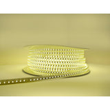 Brandende LED lichtslang 230V op rol, warmwit 3000K