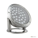 LED onderwaterlamp 36W van RVS 304 met kantelbare beugel en voet