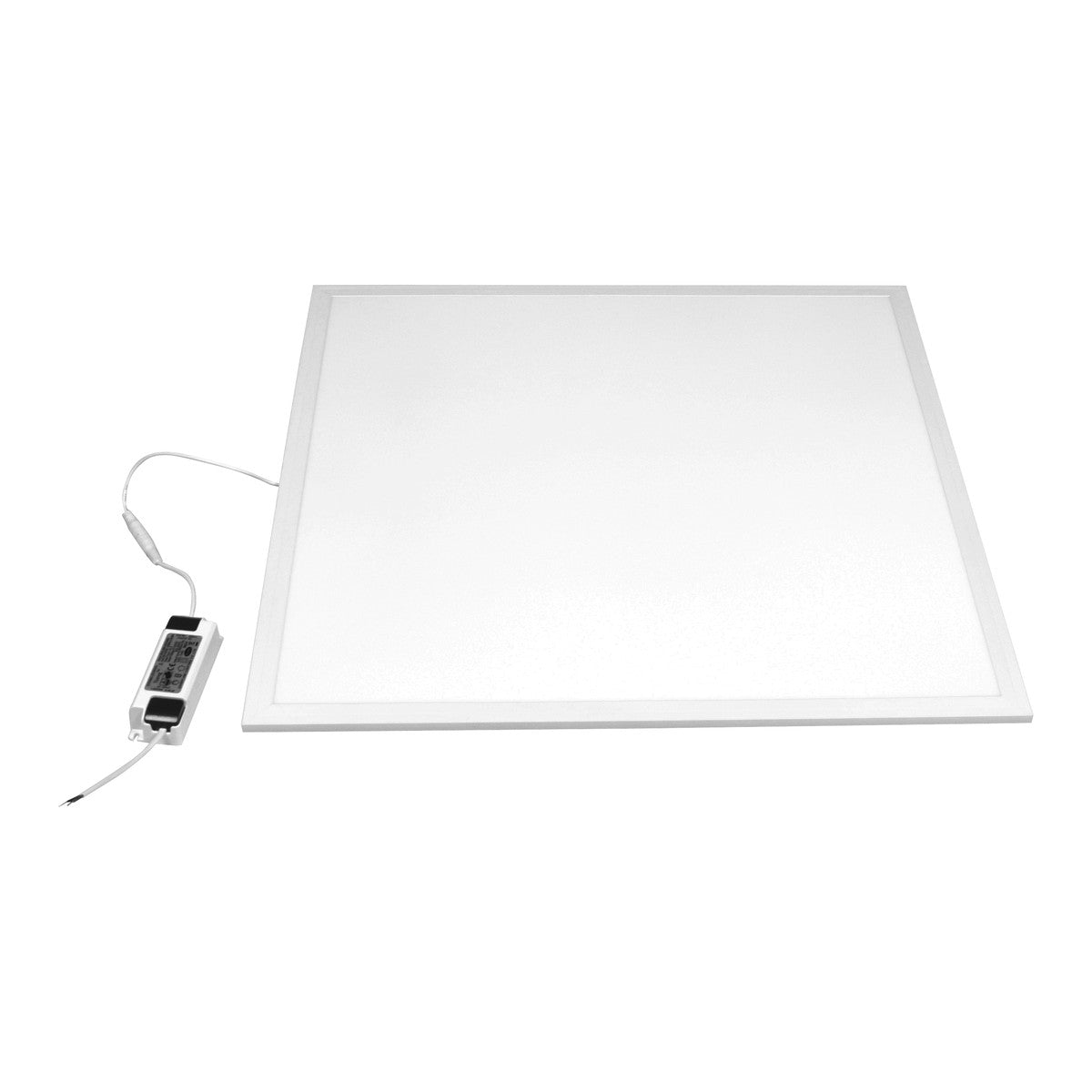 LED paneel 60x60, 28W, UGR<19, koelwit 4000K, wit frame, met externe driver