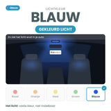 Lichtkleur blauw: zo ziet het licht eruit in het interieur van de auto