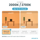 Lichtkleur instelbaar: 2000K / 2700K
