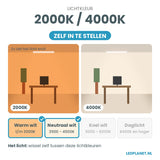 Lichtkleur instelbaar: 2000K / 4000K