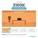 Lichtkleur 2100K - extra warm wit