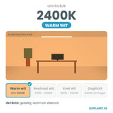 Lichtkleur 2400K - warm wit