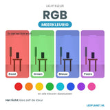 Lichtkleur RGB - meerkleurig