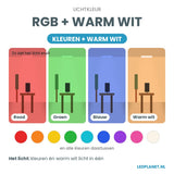Lichtkleur RGB + warm wit