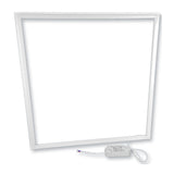 LED lijstpaneel 36W met wit aluminium frame en externe driver