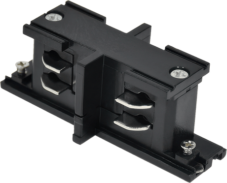 Mini gerader I-Verbinder - 3-Phasen-Schiene - Schwarz - Produktfoto