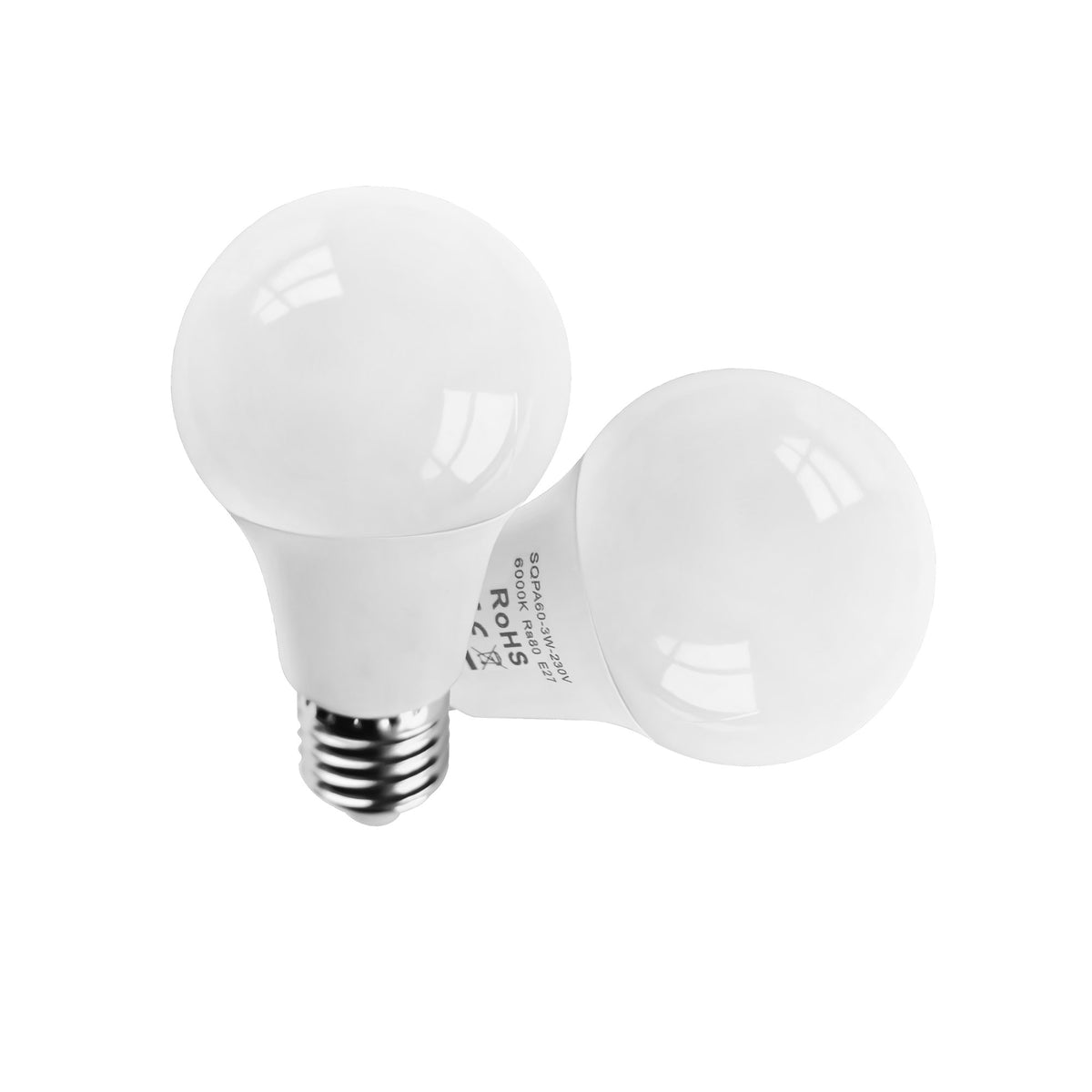 LED lamp E27 A60, 100 stuks, 6000K