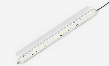 LED tri-proof armatuur 1200mm 36W - geopend armatuur met losse afdekking