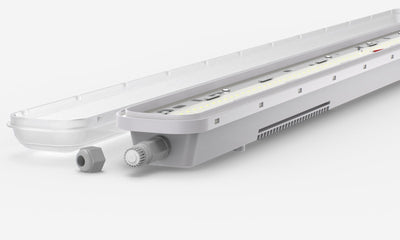 Réglette LED étanche Tri-Proof 1500mm 50W - luminaire ouvert avec module LED